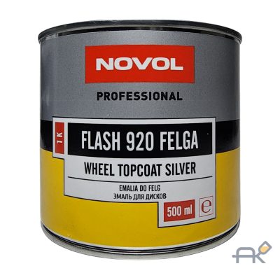 Краска акриловая Novol FLASH 920 0.5L серебристый